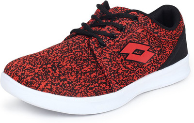 

Lotto Ettore Walking Shoes For Men(Red, Black