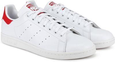 

ADIDAS ORIGINALS STAN SMITH Sneakers For Men(White, Runwht/runwht/colred