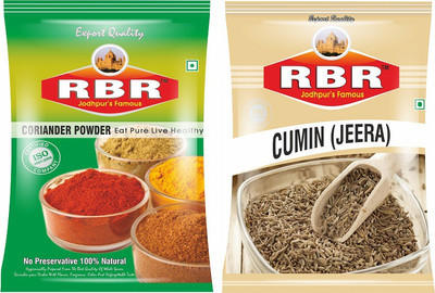 

RBR Premium Mix Spices-Coriander Powder(Dhaniya),Cumin Seeds(Jeera)(2 x 100 g)