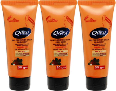 

Quest SUN PROTECTION CREAM - SPF 30++ PA++(150 g)