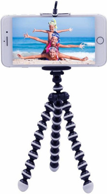 

OSRAY Mini Tripod for Phone/DSLR Camera with Mobile Tripod(Black, Supports Up to 1200 g)