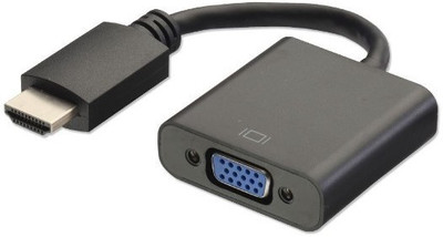 

SACRO TV-out Cable SUN_684H HDMI to VGA Cable compatible for laptop/PC/TV/Tablet/Projector/Xbox(Black, For Computer)