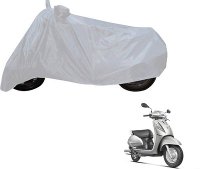 ANLOPE Two Wheeler Cover for Suzuki(Access, Silver)