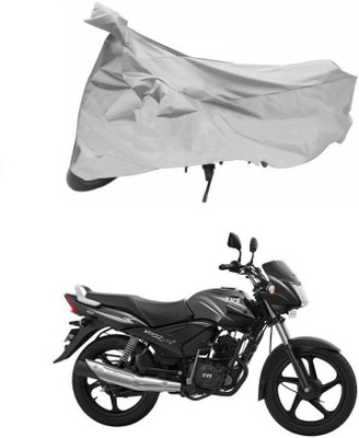 COVERPLANET Two Wheeler Cover for TVS(Star City, Silver)
