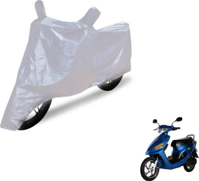 COVERPLANET Two Wheeler Cover for Hero(Yo Electron, Silver)