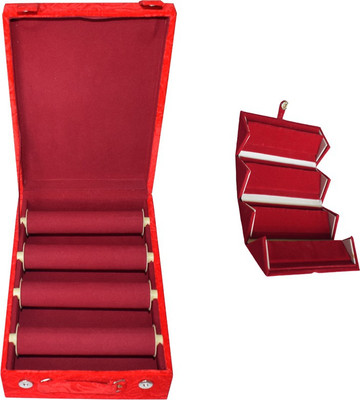 

Aadhya Bangle & Earring Folder (Maroon) Vanity Box(Maroon)