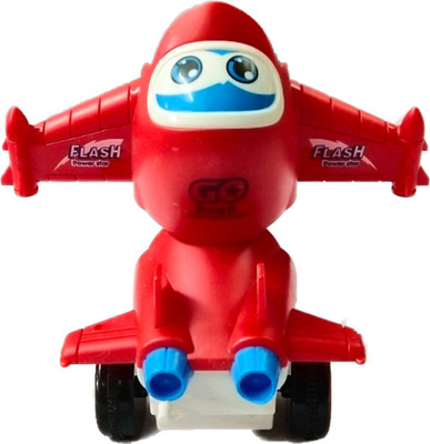 

ClueSteps Vehicle Push & Pull Along Toys Funny Plane Toys Red in Color(Red, Multicolor), Multicolor;red