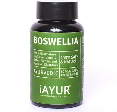 

iAYUR Ayurvedic Boswellia (Shallaki) Extract 500 Mg 90 Veg Caps(90 No)