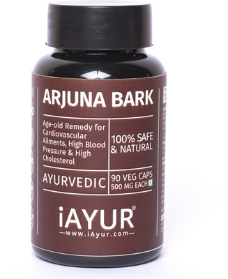 

iAYUR Arjuna Bark Extract 400 Mg 90 Veg Caps(90 No)