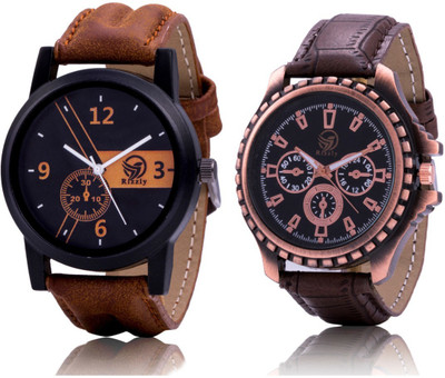 Rizzly Attractive Stylish Combo Watch - For Men