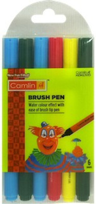 

Camlin Brush Pen -6 SHades (Pack of 4)