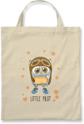 

Rawpockets Rawbags'Little Pilot'- Natural Colour tote bag Multipurpose Bag(Beige, 5 L)