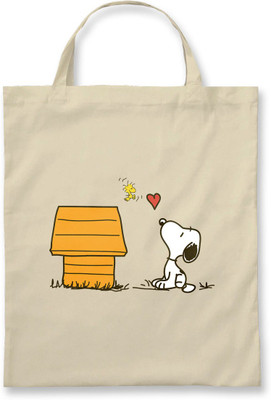 

Rawpockets Rawbags'Cute Dog'- Natural Colour tote bag Multipurpose Bag(Beige, 5 L)