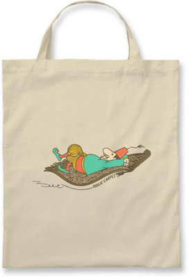 

Rawpockets Rawbags'Flying carpet'- Natural Colour tote bag Multipurpose Bag(Beige, 5 L)