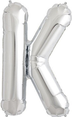 

TRISHRA Solid MBPK Balloon(Silver, Pack of 1)