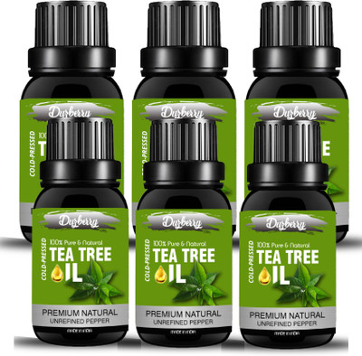 

duzberry Tea Tree Pure Essential Oil 25 ML Pack of 6 (155 ml)(25 ml)