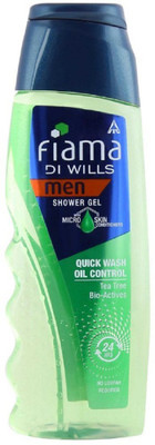 

Fiama Di Wills men shower gel quick wash tea tree bio-activities(250ml)(250 ml)