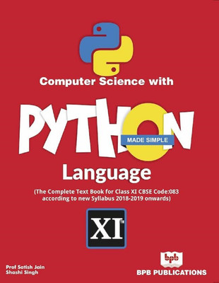 Computer Science With Python Language Made Simple(English, Paperback, Jain Satish Singh Shashi)