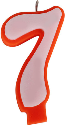 

MENTAL MIND NUMBERS CANDLE (No.-7) Candle(Red, Pack of 1)