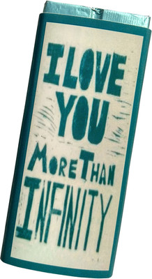 

Innovative Valentine Chocolate with I LOVE YOU MORE THAN INFINITY quote Bars(55 g)