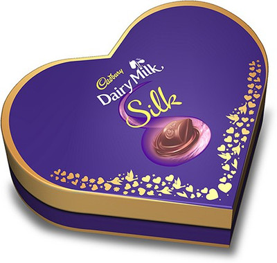 

Cadbury Dairy Milk Silk Heart Shaped Valentine Gift Pack Bars(220 g)