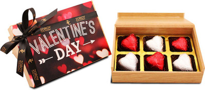 

Zoroy Luxury Chocolate Mini Valentines Day Box with my Heart for you Fudges(60 g)