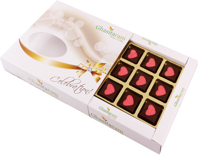 

Ghasitaram Gifts Red Hearts Chocolate Box Bars(180 g)