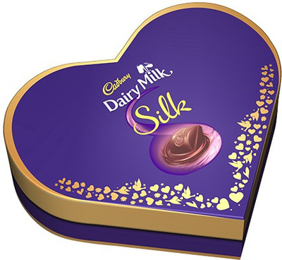 

Cadbury Dairy Milk Silk Heart Shaped Valentine Gift Pack Bars(240 g)
