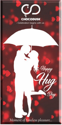 

Chocodusk Happy Hug Day Chocolate Bar, 85 gram Bars(85 g)