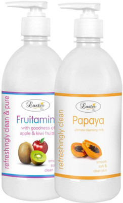 

Luster Fruitamin Extra Care + Papaya Ultimate Cleansing Milk(1000 ml)