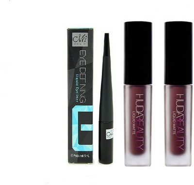

MN Eyeliner with two pink Lipgloss(Set of 2)
