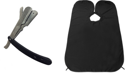 

KYT Hairdressing Salon Apron Hair Cloth Waterproof Shampoo Cutting Cape Black(Set of 02)