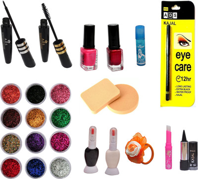 

ADS Best Makeup Combo (24 in 1)(Set of 24)