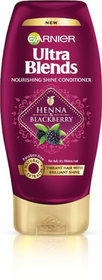

Garnier Ultra Blends Henna & Blackberry Nourishing Shine Conditioner(175 ml)