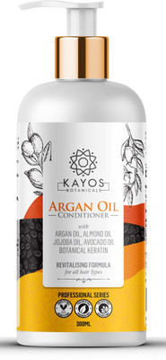 

kayos botanicals Argan Oil Conditioner for Hair - No Sulfates No Parabens with Keratin for All Hair Types - 300mL(300 ml)