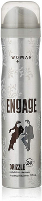 

Engage New Metal Range for Women, Drizzle, 150ml / 165ml (Weight May Vary) Deodorant Spray - For Women(150 ml)