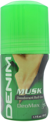 

Denim Musk Deodorant Roll On Deodorant Gel - For Men & Women(50 ml)