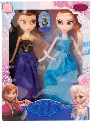 

Vedy Top Beautiful Frozen Doll Set with Accessories(Multicolor)