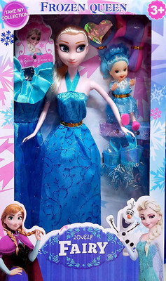 

HILY Toys Frozen Princess Elsa Fashion Doll with Baby Doll & Accessories for girls-8786(Multicolor)
