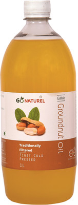 

Go Naturel First Cold Press & Wooden Pressed Virgin Combo Groundnut Oil Plastic Bottle(1 L)