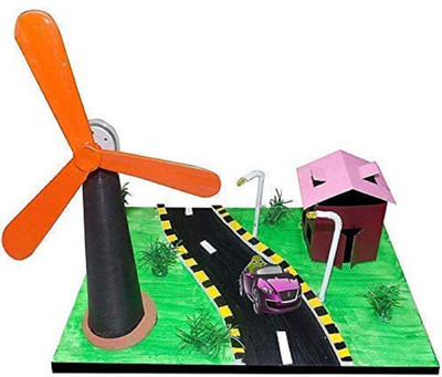 

MELODY'S Wind Mill Educational Electronic Hobby Kit Electricity Generator School Science Project Working Model Educational Electronic Hobby Kit