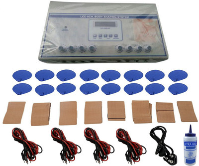 

AMAZEPHYSIOSOLUTIONS Body Shaping System 8 Channel LCD ELECTROTHERPAY Electrotherapy Device(APS004)