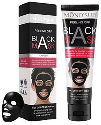 

Mond'sub Deep Cleansing Acne Purifying Charcoal Black Peel off Mask for absorption of blackheads from Nose (100 ML)(100 ml)