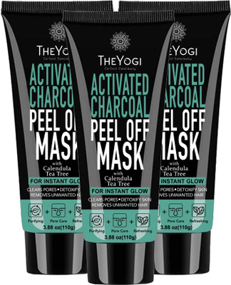 

The Yogi Activated Charcoal Peel Off Mask Pack of 3(110 g)
