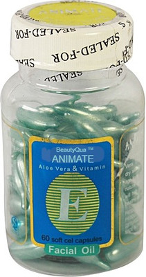 

BeautyQua Animate Alovera Vitamin E Facial Capsules for Skin Treatment(60 g)