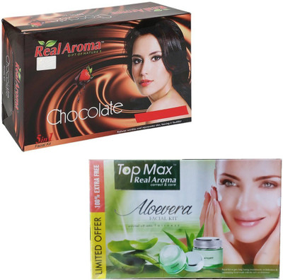 

Real Aroma Chocolate & Aloe Vera Facial Kit 620 g(Set of 2)