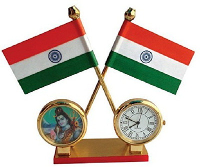 Gwals Indian Square Car Dashboard Flag(Rayon)