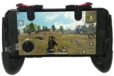 

svisindia PUBG Mobile Game Controller, Gaming Trigger Fire Button Aim Key, Battle Royale L1R1 Sensitive Shoot and Aim Gift for Adult Kids (2Pcs Black) Gaming Accessory Kit Gaming Accessory Kit(Black, For Android)