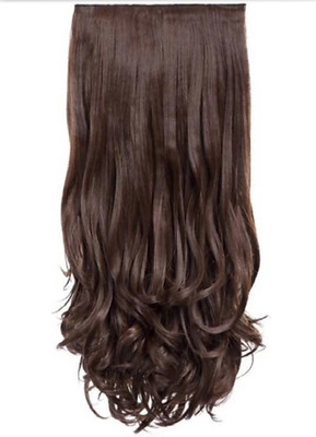 

Alizz beautiful wavy brown clip in volumizer hair extension for girls and women Hair Extension