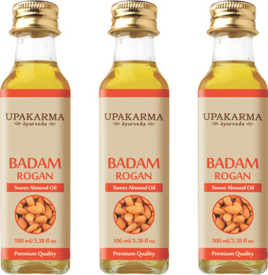 UPAKARMA Badam rogan pack of (3) Hair Oil(300)